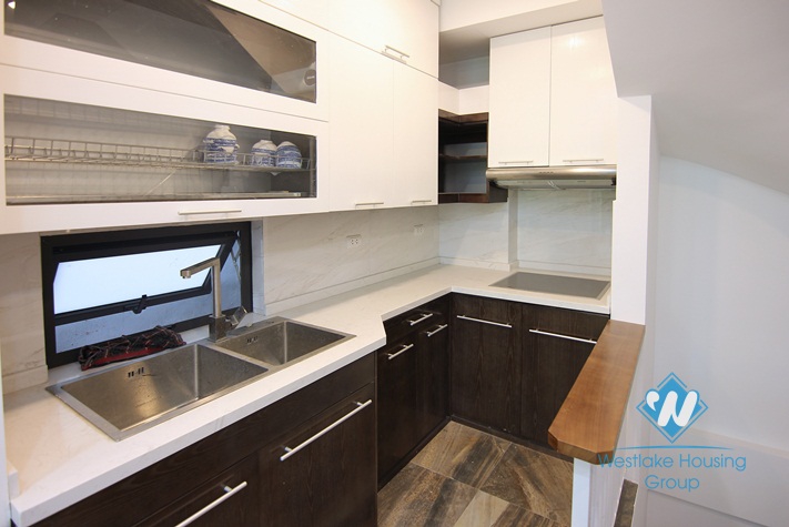 New and modern house with lakeview for rent in Tay Ho